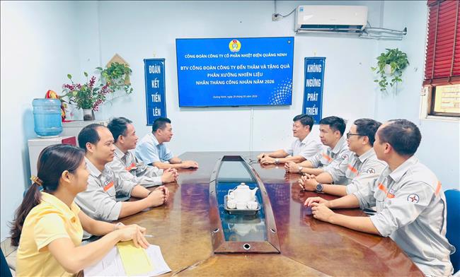 Công đoàn Công ty tổ chức thăm hỏi, đối thoại với người lao động tại cơ sở