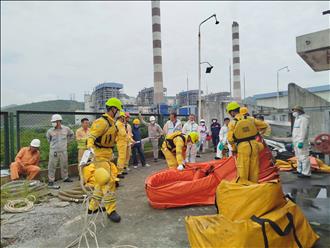 Công ty cổ phần Nhiệt điện Quảng Ninh tổ chức tập huấn ứng phó sự cố tràn dầu năm 2026