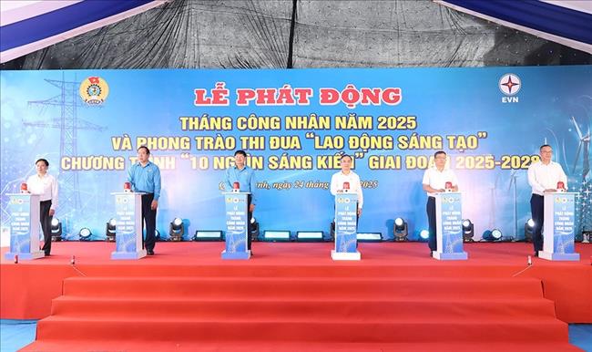 Nhiệt điện Quảng Ninh quyết tâm hưởng ứng Tháng công nhân năm 2025 và Phong trào thi đua “Lao động sáng tạo”, Chương trình “10 nghìn sáng kiến” giai đoạn 2025-2028 trong Tập đoàn Điện lực Việt Nam