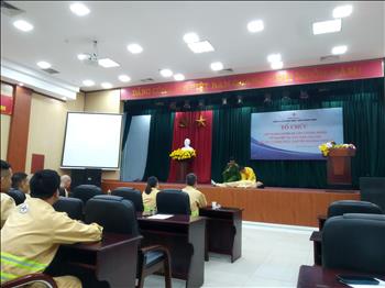 Nhiệt điện Quảng Ninh tổ chức lớp huấn luyện nghiệp vụ cứu nạn cứu hộ năm 2023