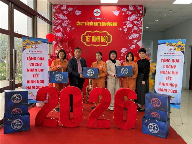 Công ty cổ phần Nhiệt điện Quảng Ninh: Chăm lo toàn diện, tiếp thêm động lực cho người lao động đón Tết Bính Ngọ 2026