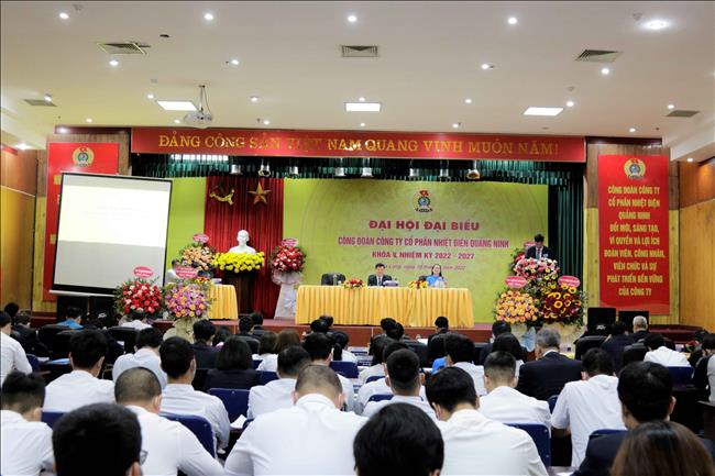 Đại hội đại biểu Công đoàn Công ty cổ phần Nhiệt điện Quảng Ninh lần thứ V, nhiệm kỳ 2022-2027