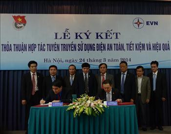 EVN và Đoàn TNCS HCM hợp tác tuyên truyền sử dụng điện tiết kiệm và hiệu quả