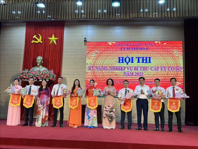 Đảng bộ Công ty cổ phần Nhiệt điện Quảng Ninh tham gia Hội thi kỹ năng, nghiệp vụ Bí thư cấp ủy cơ sở năm 2023